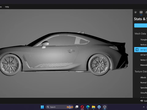 2024 Subaru BRZ tS 3D Model