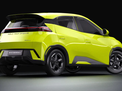 2024 BYD Atto 1 Seagull EV 3D Model