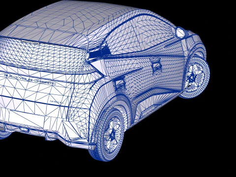 2024 BYD Atto 1 Seagull EV 3D Model