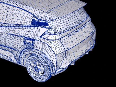 2024 BYD Atto 1 Seagull EV 3D Model
