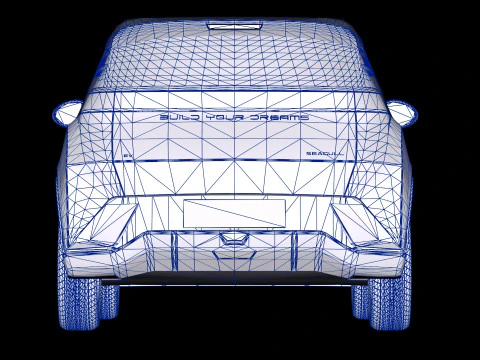 2024 BYD Atto 1 Seagull EV 3D Model