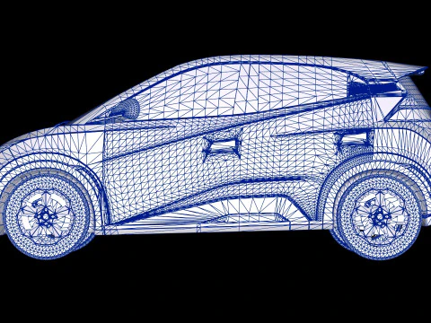 2024 BYD Atto 1 Seagull EV 3D Model