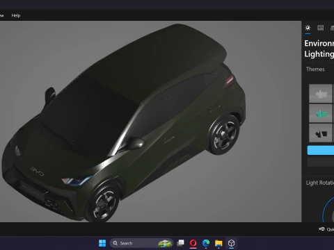 2024 BYD Atto 1 Seagull EV 3D Model