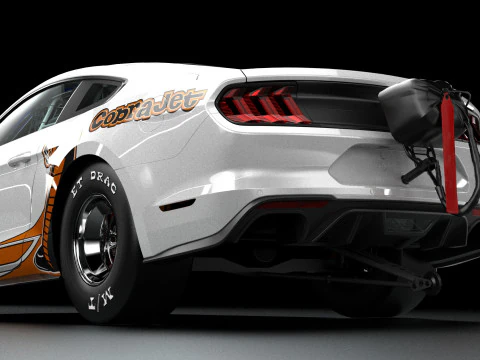 2018 Mustang Cobra Jet Drag 3D Model