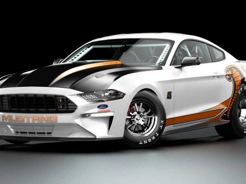 2018 Mustang Cobra Jet Drag 3D Model