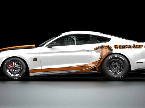 2018 Mustang Cobra Jet Drag 3D Model
