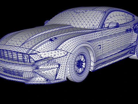 2018 Mustang Cobra Jet Drag 3D Model