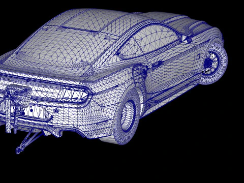 2018 Mustang Cobra Jet Drag 3D Model