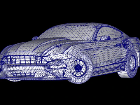 2018 Mustang Cobra Jet Drag 3D Model