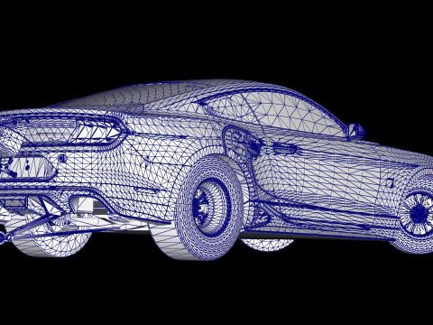 2018 Mustang Cobra Jet Drag 3D Model