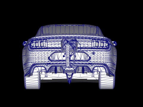 2018 Mustang Cobra Jet Drag 3D Model
