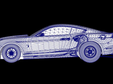 2018 Mustang Cobra Jet Drag 3D Model