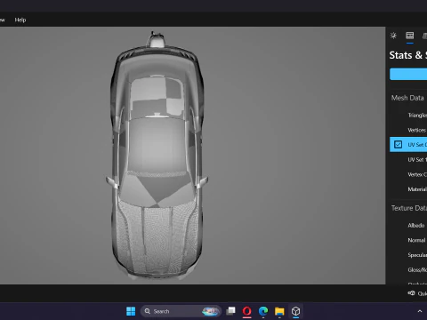 2018 Mustang Cobra Jet Drag 3D Model