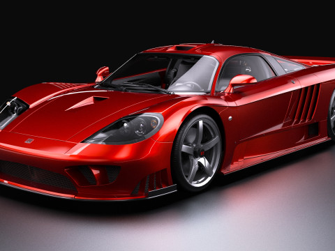 2005 Saleen S7 Twin Turbo 3D Modell