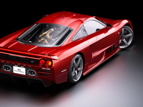 2005 Saleen S7 Twin Turbo 3D Model