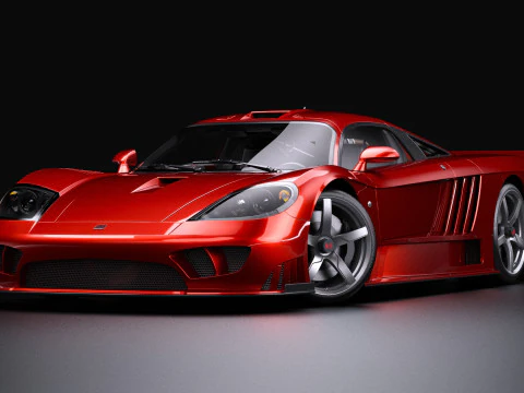 2005 Saleen S7 Twin Turbo 3D Model