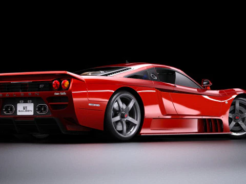 2005 Saleen S7 Twin Turbo 3D Model