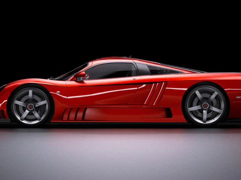 2005 Saleen S7 Twin Turbo 3D Model