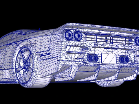 2005 Saleen S7 Twin Turbo 3D Model