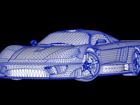 2005 Saleen S7 Twin Turbo 3D Model