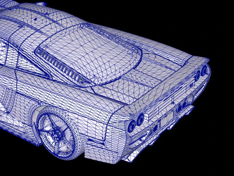 2005 Saleen S7 Twin Turbo 3D Model