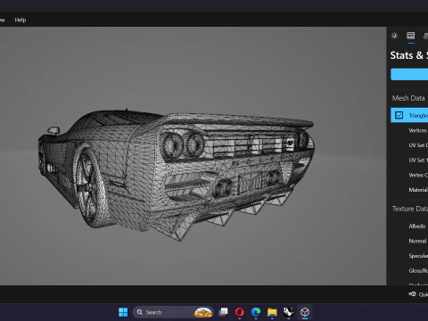 2005 Saleen S7 Twin Turbo 3D Model