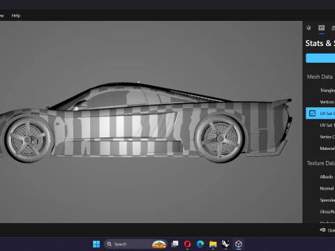 2005 Saleen S7 Twin Turbo 3D Model