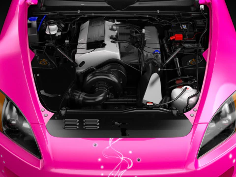 2 Fast 2 Furious Suki Veilside Honda S2000 3D Model