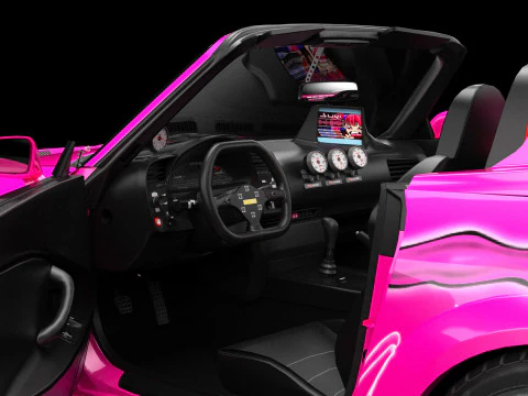 2 Fast 2 Furious Suki Veilside Honda S2000 3D Model