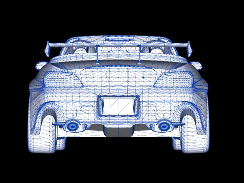 2 Fast 2 Furious Suki Veilside Honda S2000 3D Model