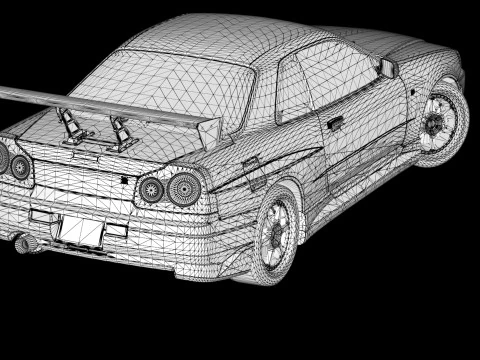 2 Velozes e 2 Furiosos R34 Nissan Skyline GT-R Modelo 3D