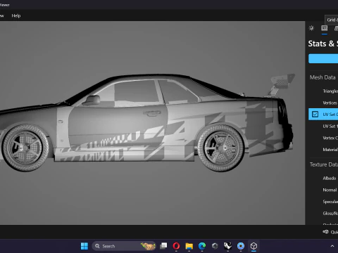 2 Velozes e 2 Furiosos R34 Nissan Skyline GT-R Modelo 3D