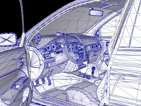 2 Fast 2 Furious Mitsubishi Lancer Evo VII 3D Model