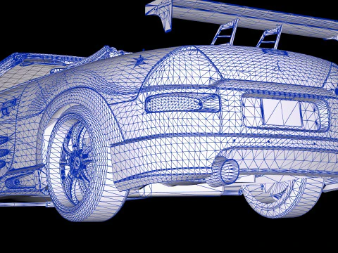 2 Fast 2 Furious Mitsubishi Eclipse Spyder GTS 3D Model