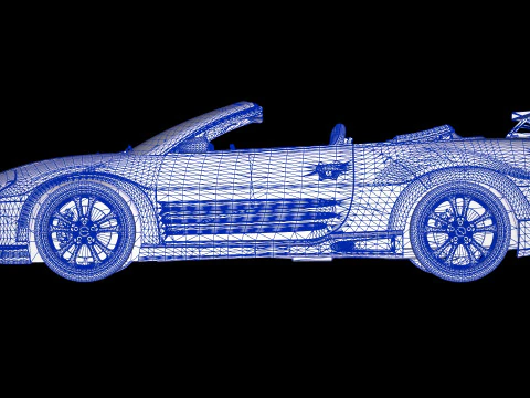 2 Fast 2 Furious Mitsubishi Eclipse Spyder GTS 3D Model