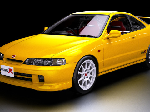 1998 Honda Integra Type R DC2 3D Model