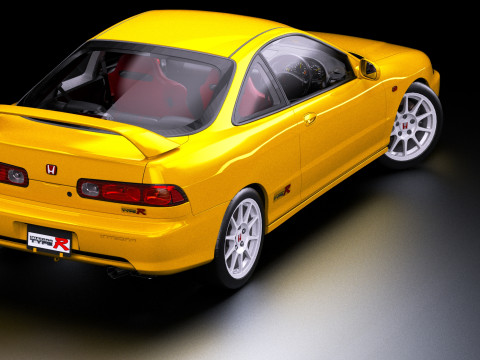 1998 Honda Integra Type R DC2 3D Model