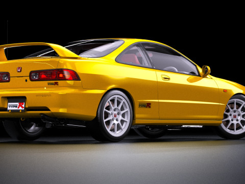1998 Honda Integra Type R DC2 3D Model