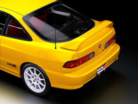 1998 Honda Integra Type R DC2 3D Model