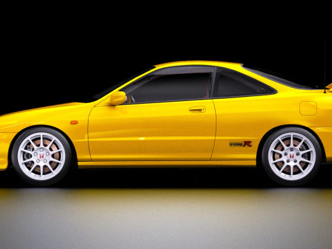 1998 Honda Integra Type R DC2 3D Model