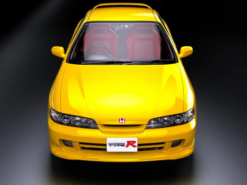 1998 Honda Integra Type R DC2 3D Model