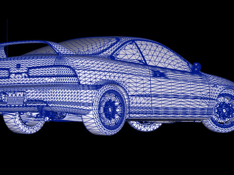 1998 Honda Integra Type R DC2 3D Model