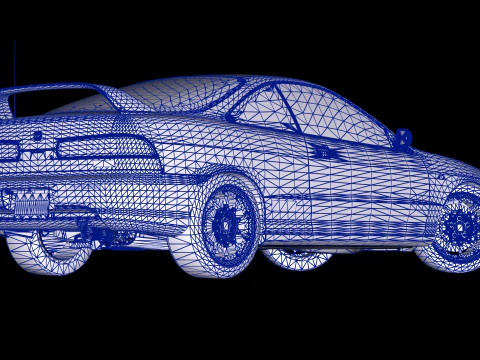 1998 Honda Integra Type R DC2 3D Model