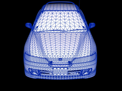 1998 Honda Integra Type R DC2 3D Model