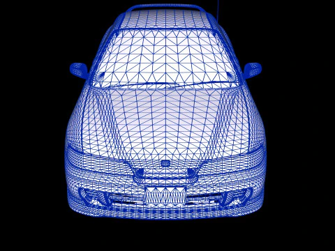1998 Honda Integra Type R DC2 3D Model
