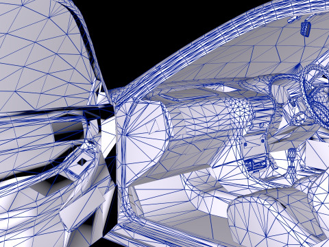 1998 Honda Integra Type R DC2 3D Model