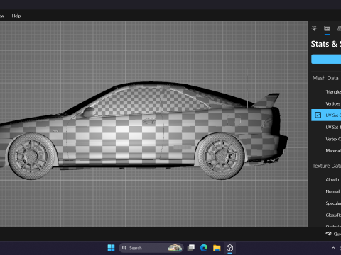 1998 Honda Integra Type R DC2 3D Model