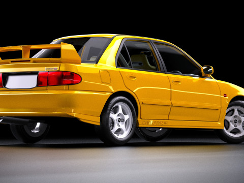 Mitsubishi Lancer Evolution 3 GSR 3D Model