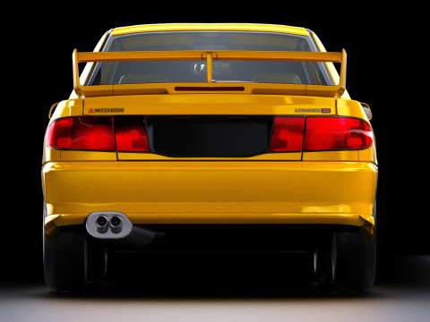 Mitsubishi Lancer Evolution 3 GSR 3D Model