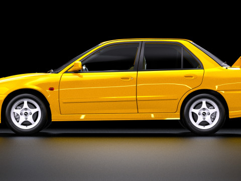 Mitsubishi Lancer Evolution 3 GSR 3D Model